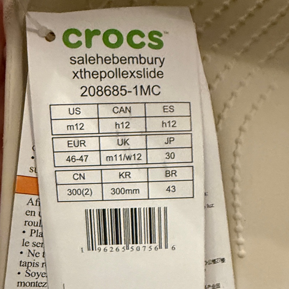 CROCS x Salehe Bembury Pollex Slides - Picture 3 of 3